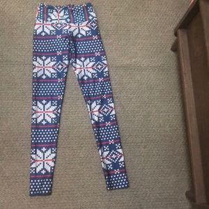 goldsheep yoga pants / leggings in fun holiday